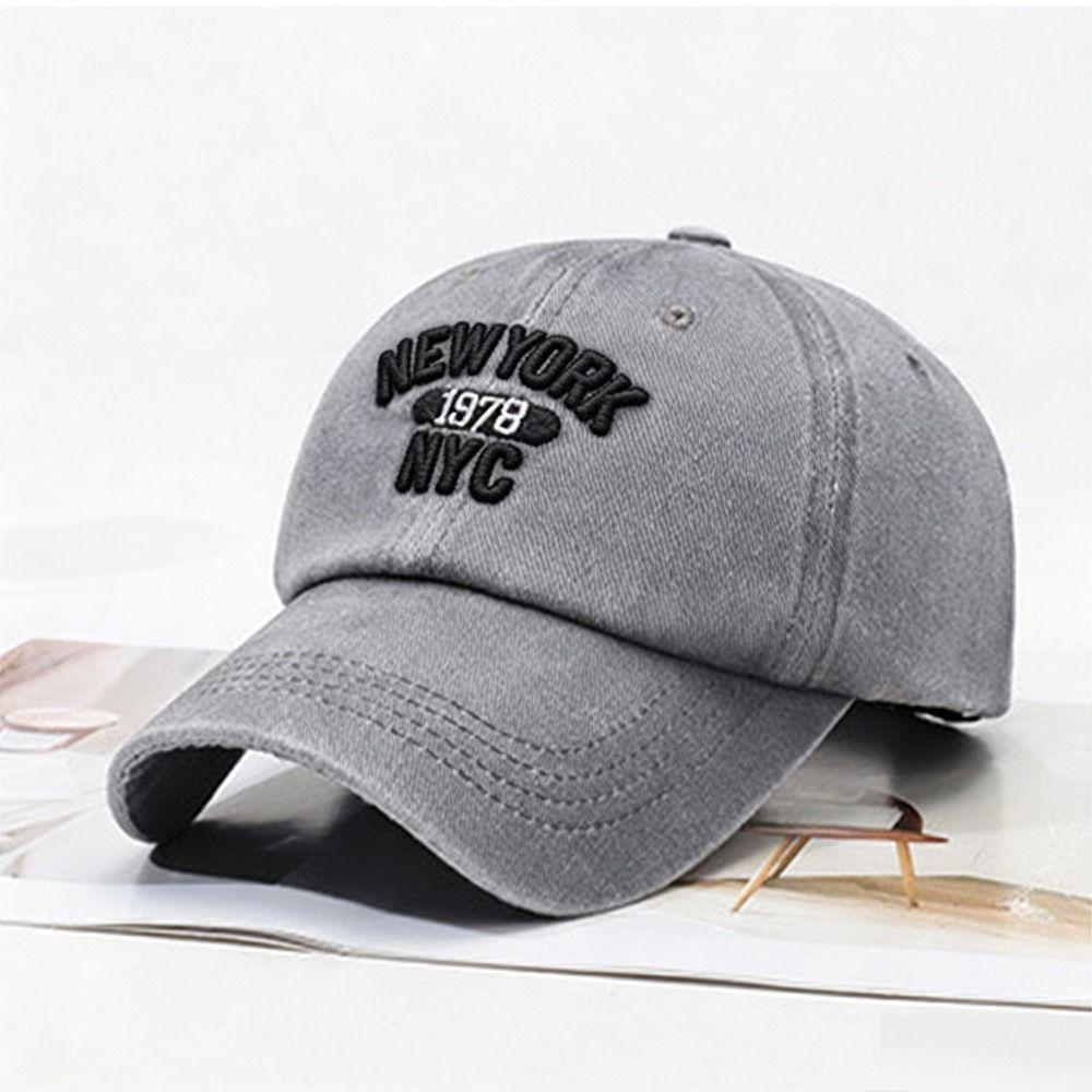 Adjustable Distressed Faded Cap Washed Snapback Baseball Cap  For Man Women Outdoor Sports