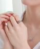 Blancier Modern Bl267R1274 Open Ring Wave Women'S Ring