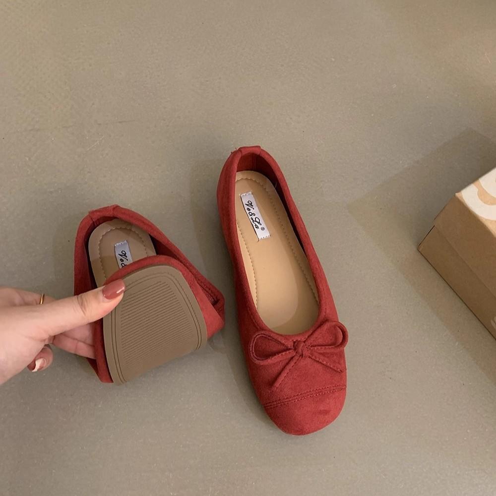 Ladyshoes Women's Flat Shoes 2025 New Summer Mary Jane Ballet Grandma Shoes Gentle Evening Shoes Doudou Shoes