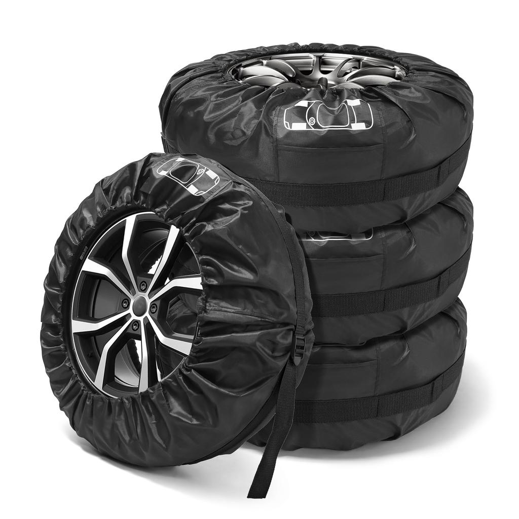 Car Spare Tire Covers Storage Bags Dustproof Waterproof S/L Universal Car Spare Cover Case Vehicle Wheel Protector Portable Bags