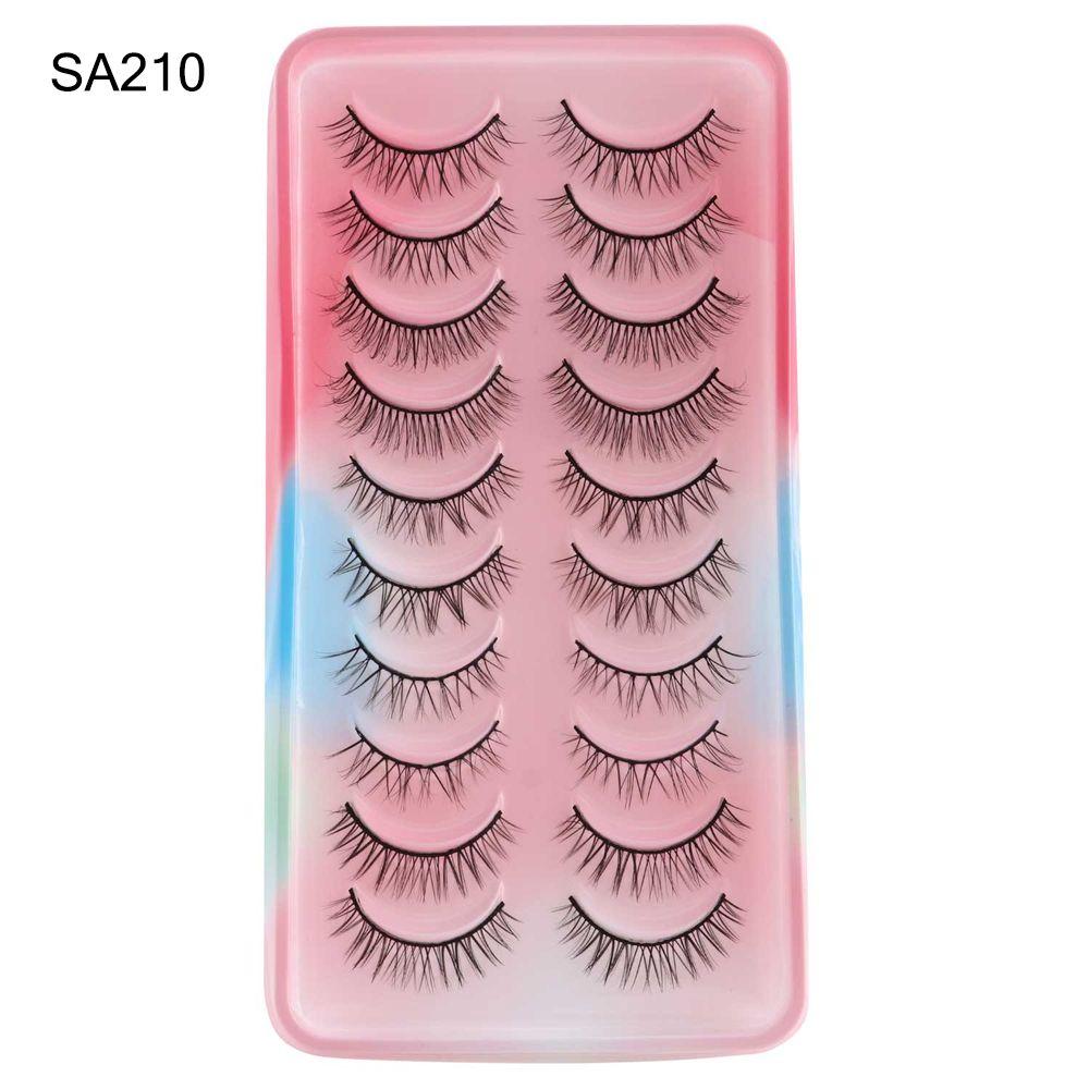 Natural Cat-Eye Makeup Fairy Clusters Dramatic Manga Lashes Cosplay Lashes Anime Lashes Mink Lashes