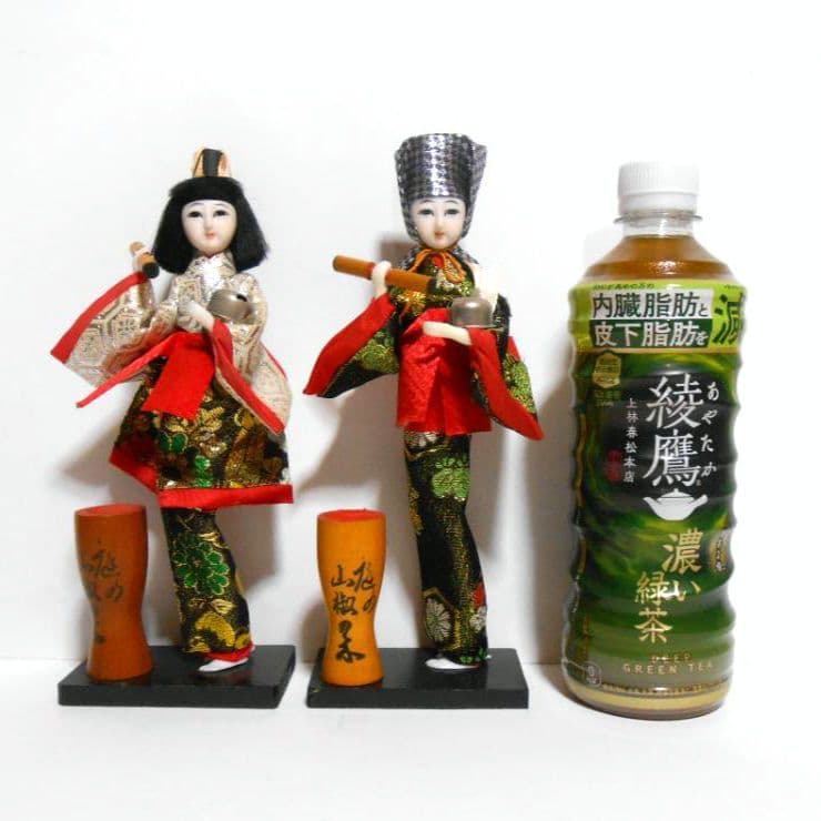 Showa Retro Japanese Doll Hietsu Garden Pepper Tree Miyazaki City Hyuga Local Ornament