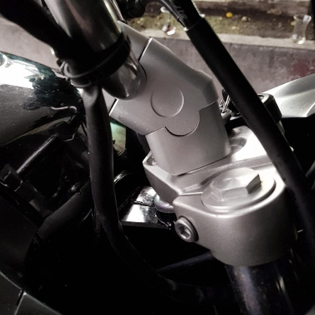 22mm Universal Motorcykelhandtag Styrhöjare Styrklämma Bakåtflyttad Monteringsadapter Styrhöjarfäste Styrhöjarklämma