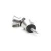 16PCS Black+Silver Guitar Strap Lock Pins Metal Material Universal Guitar Strap Pins  For Guitar