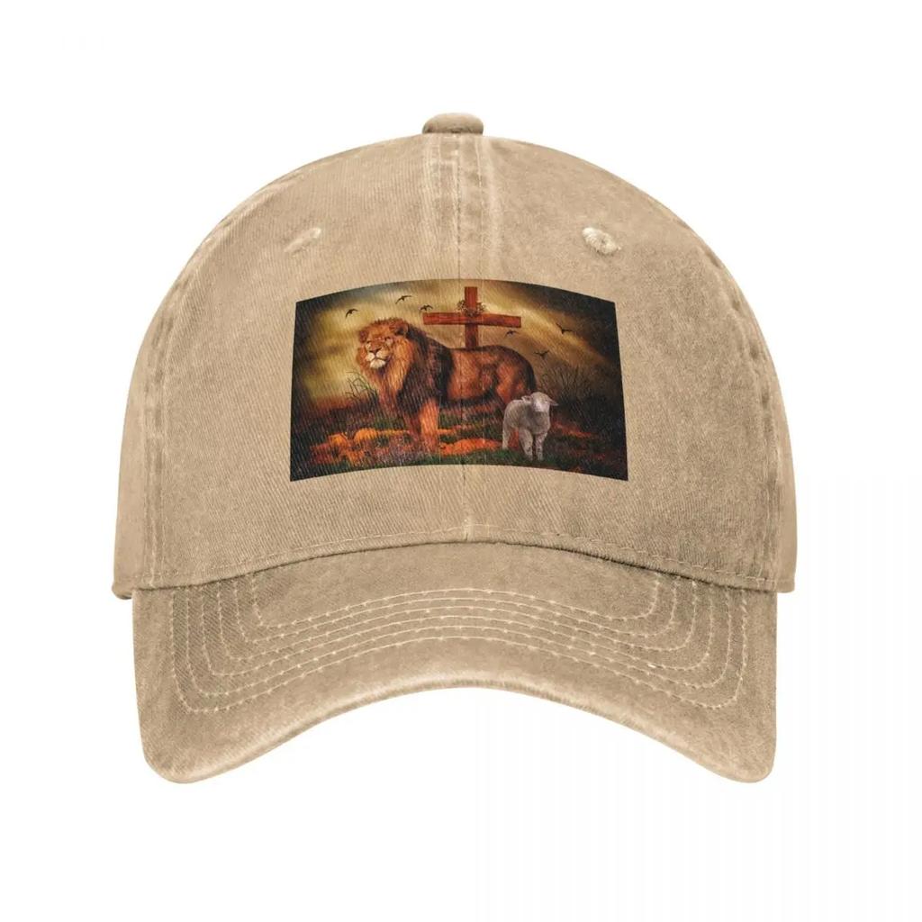 The Lion And The Lamb Baseball Cap New Hat Bobble Hat Uv Protection Solar Hat Luxury Brand Unisexs Womens