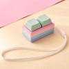 Lightweight Push Button Stress Relieving Toy with Lanyard Sensory Fidget Toy for ADHD Adults Kids Anxiety Relief