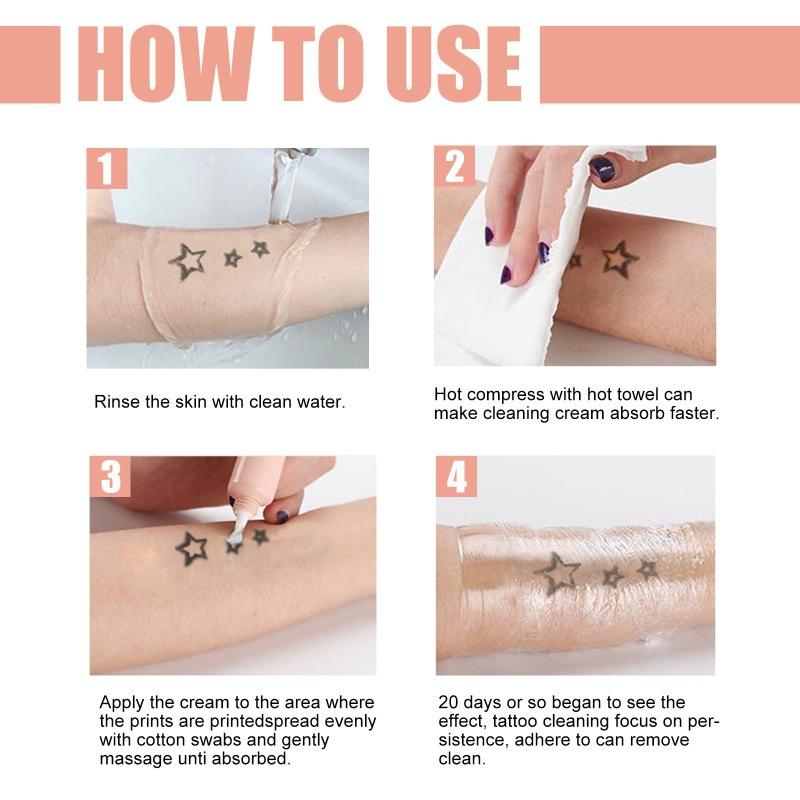EELHOE Tattoo Eyebrow Cleanser, Tattoo Cleansing Serum, Fading Agent, Eyeliner Gel Quick Cleanser
