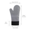 Guantes de Silicona Gruesos para Hornear Impermeables Resistentes al Calor Manopla de Horno con Algodón Cocina Cocinar Microondas Guantes para Barbacoa Salvamanteles