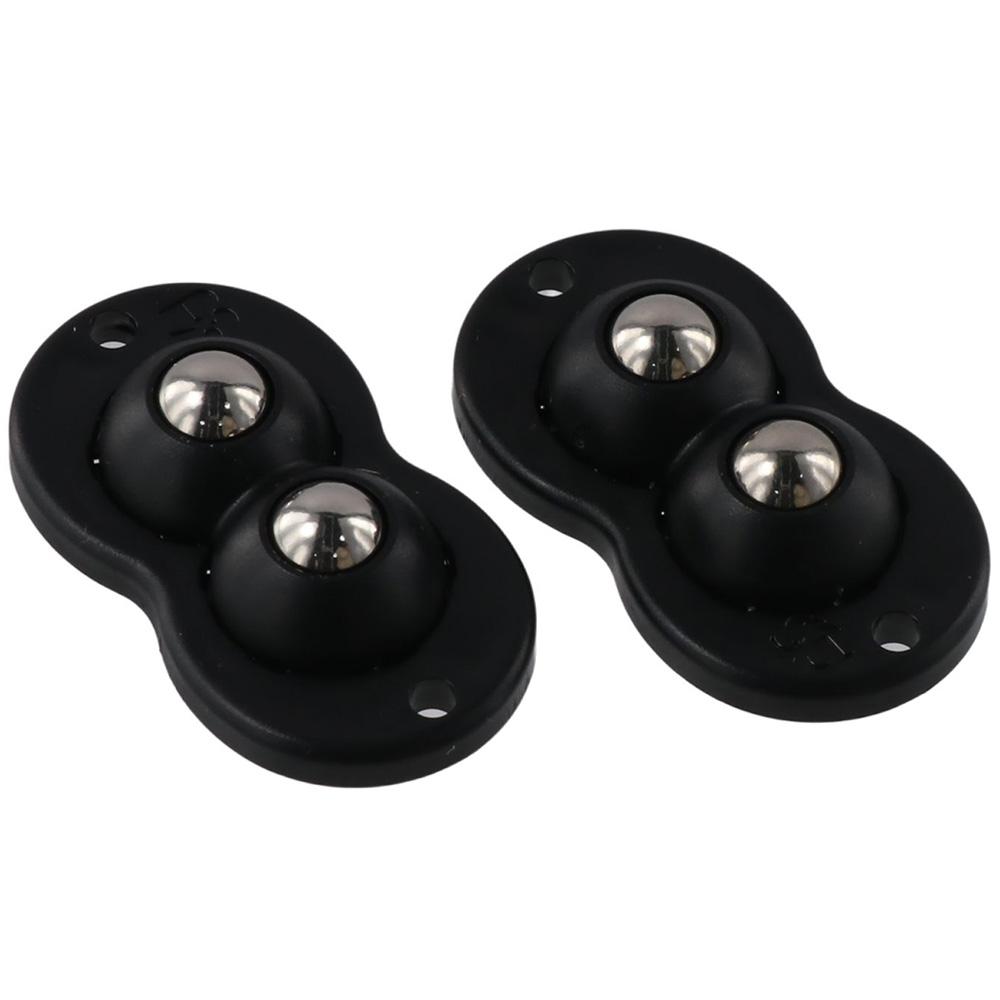 4Pcs Small Double Bead Universal Wheel Stainless Steel Appliance Wheels Mini Roller  Furniture Box