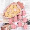 8Pcs Easter Rabbit Cookie Molds Bunny Carrot Easter Egg Cookie Cutters Pastry Fondant Mould Biscuit Stamp Mold Baking Tools Gift