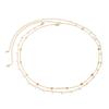 Sexy Beach Geometric Sequins Double Waist Chain Waist Chain Simple Imitation Pearl Chain Body Chain