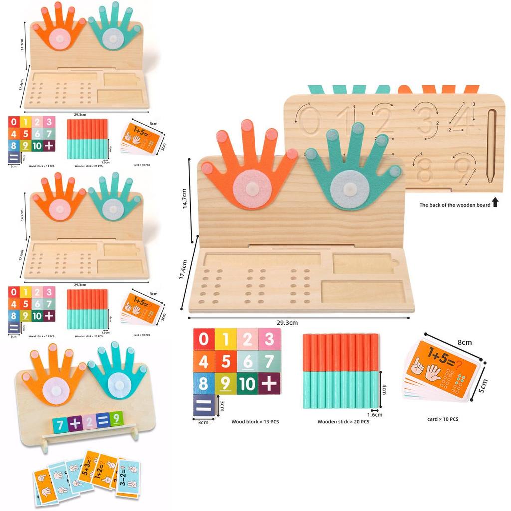 Wooden Montessori Number Teaching Aids For Preschool Math Learning And Cognitive Development
