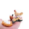Zyklus Miniatur Huhn Hahn Weiße Gans Wachstumszyklus Simulation Zyklus Ente Figur Lebenszyklus Figuren