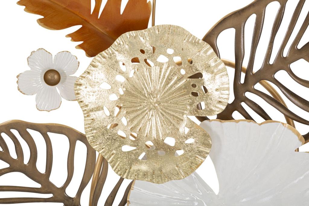 Iron Wall Panel Bouquet Cm 50,8X7X87