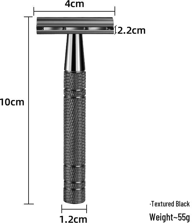 Old-Fashioned Double-Sided Razor for Men's Shaving