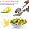 1pc Stainless Steel Lemon Squeezer Handheld Lemon Lime Orange Squeezer Citrus Juicer Lemon Fruit Pressing  Lemon Juice Squeezer