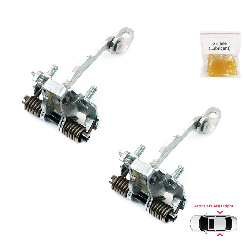 EDP787-1 2 Pieces Rear Left AND Right Door Catch Hinge Brake Stop Check Strap Limiter for Citroen C3 MK1 MK2 2002-2016 9181.L9