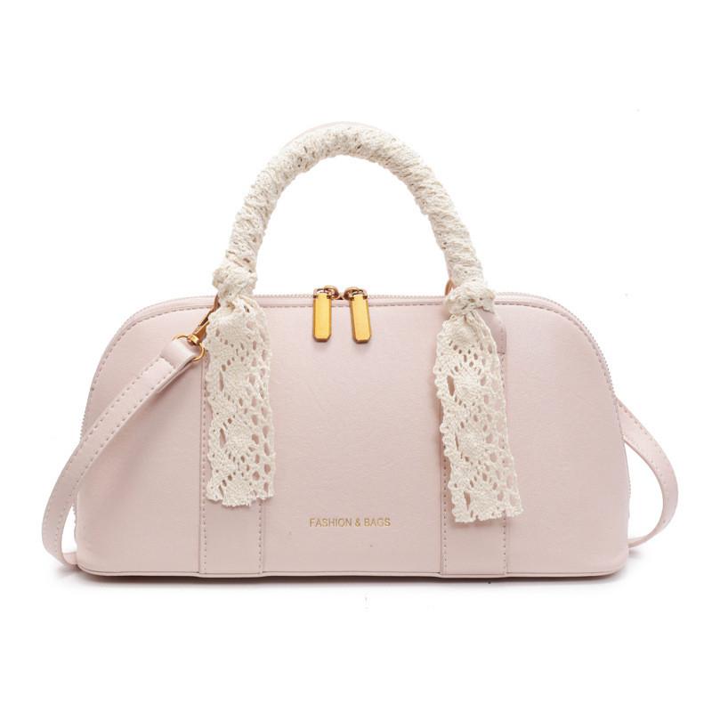 Color Ribbon Solid Shell Style Bag Soft Structure Inner Storage Commuting Daily