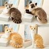 Toys Plush Cat Stuffed Dolls Siamese Cats Home Decoration Kids Gift Cartoon