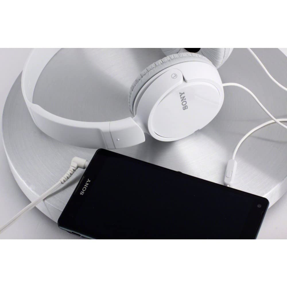 SONY Smartphone Compatible Headphones Model Number Cord (White) 1.2m