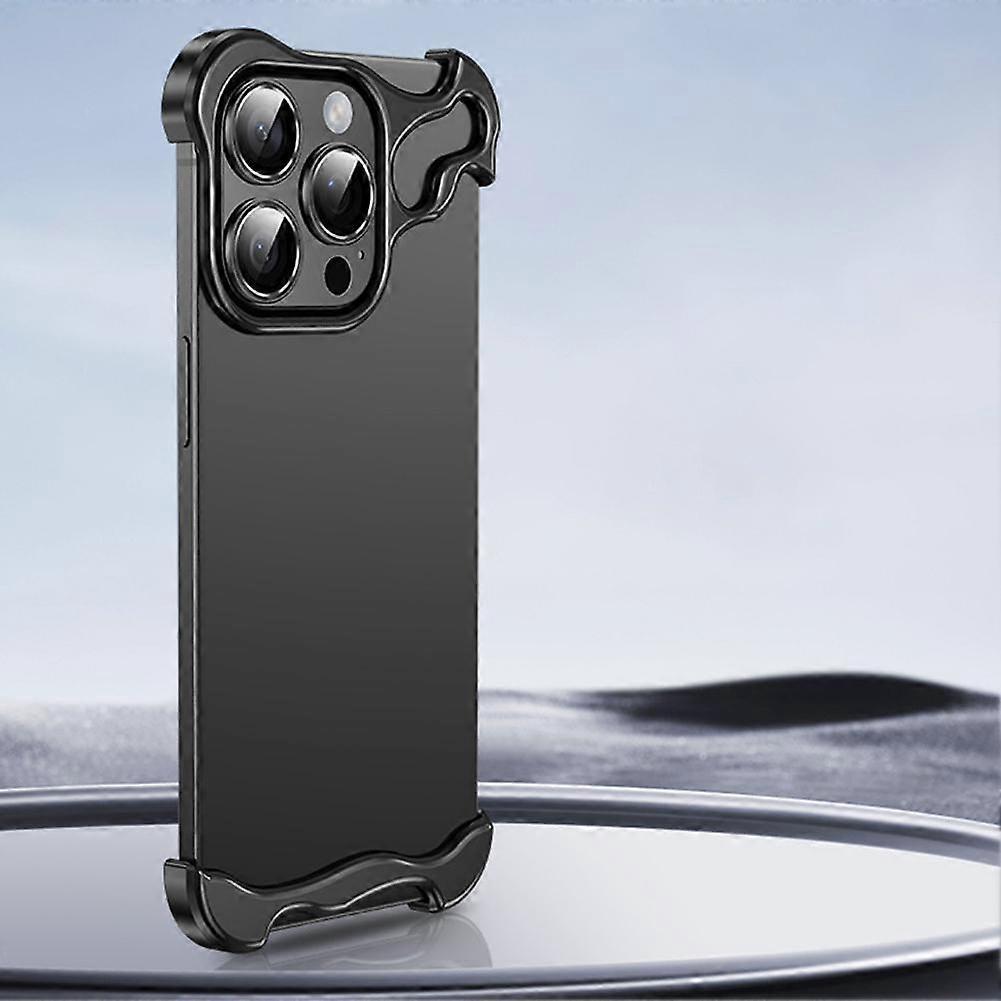 Für iPhone 17 Pro/Pro Max Rahmenhülle mit unregelmäßigem Anti-Fingerabdruck-Eckpolster