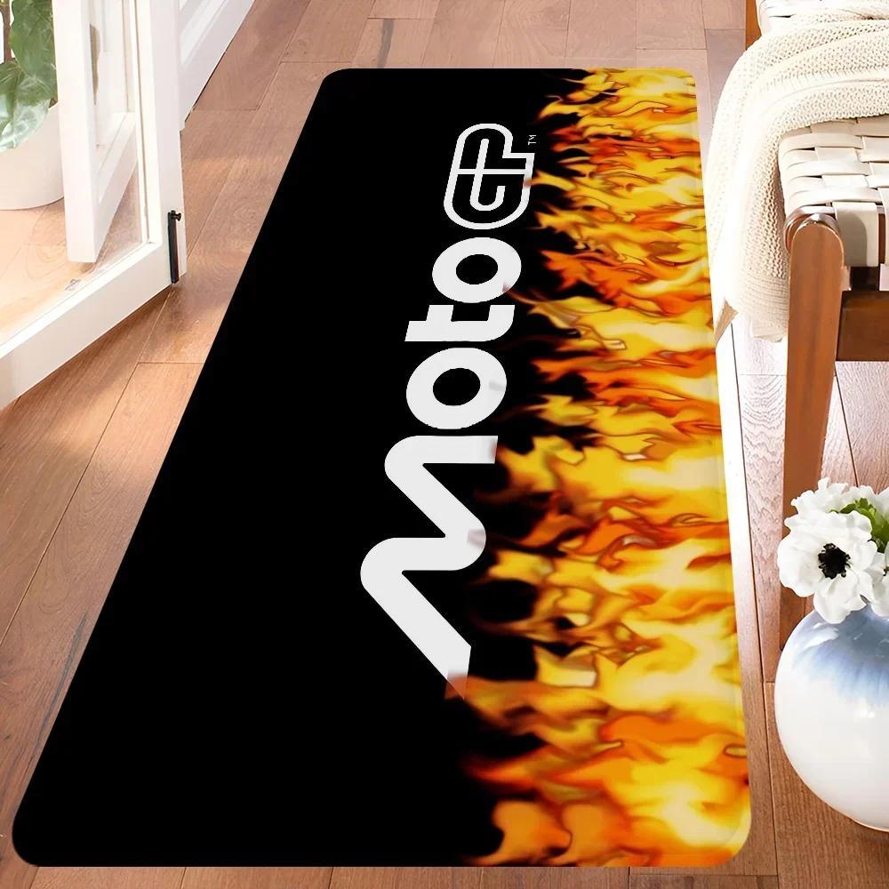 Moto GP Motorcycle Racing Rug Non Slip Hallway, Laundry & Balcony Carpet for Kids’ Room & Toilet Floor Decor