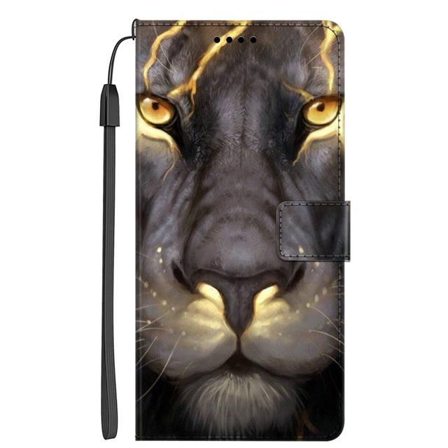 Book Flip Case For Realme 14 Pro 5G Funda Leather Magnetic Wallet Cover Luxury Wallet Flip bags for Realme 14 Pro+ Animal Holder