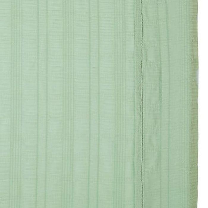 Set of 2 "Noa" Sheers with Pleated Stripe Pattern Dimming 140 X 240 Cm Atmosphera