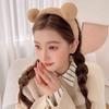Cartoon Headband Non-slip Hair Hoop Headwear Plush Hair Bands  Women