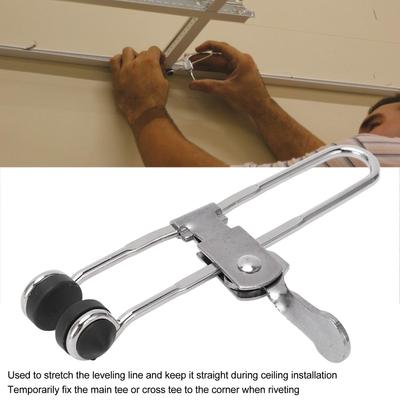 Grampos de Grade com Alavanca Multifuncionais de Aço Inoxidável Resistentes à Ferrugem Grampos de Fixação para Azulejos Grampos de Fixação para Placas de Teto Suspenso