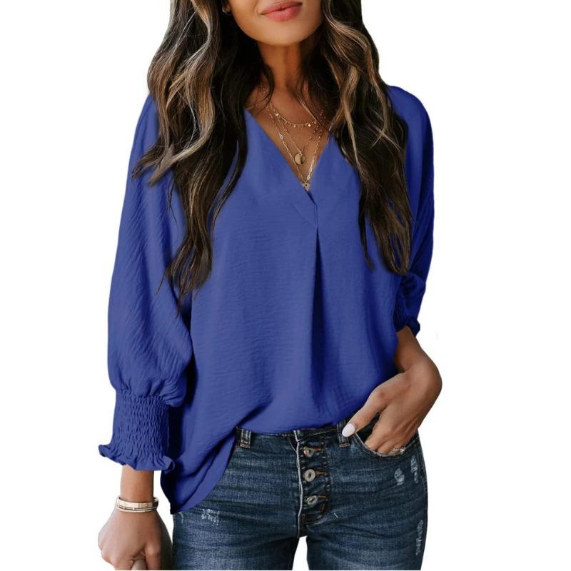 Herbst/Winter Damen Casual Langarm Lockeres Hemd Top Hoodie T-Shirt