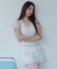 ROLAROLA Nubasic Frill Mini Skirt Pants Ivory