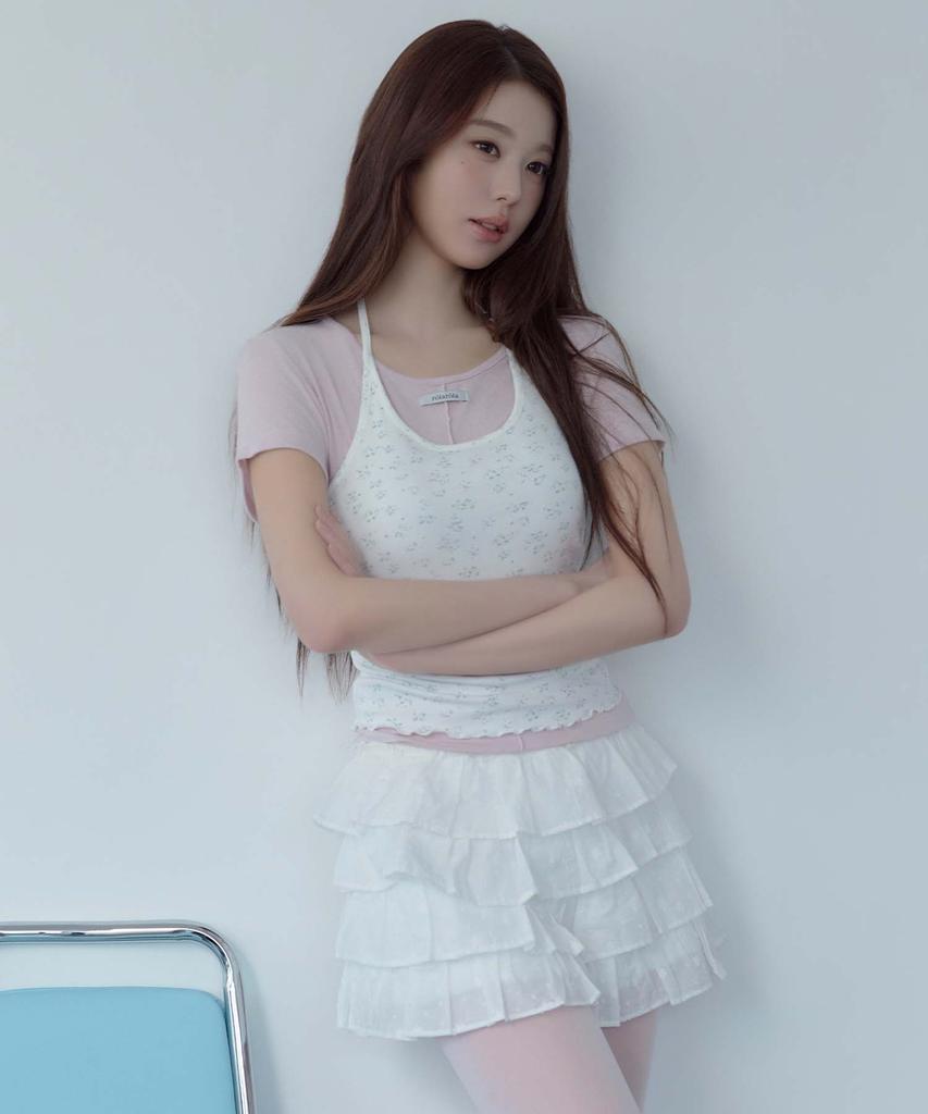 ROLAROLA Nubasic Frill Mini Skirt Pants Ivory