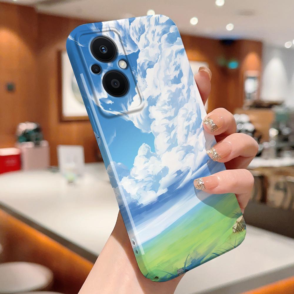 All-inclusive-Film-Telefonhülle, Cartoon-Modedesign, Hartschale, vollständige Abdeckung, stoßfeste Kamera-Schutzhülle für OPPO Realme OnePlus Infinix Tecno