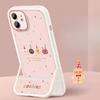 Cookie Man Suitable for 16promax IPhone Case Iphone15 Invisible Bracket 14 Silicone 13/12 Cute 8