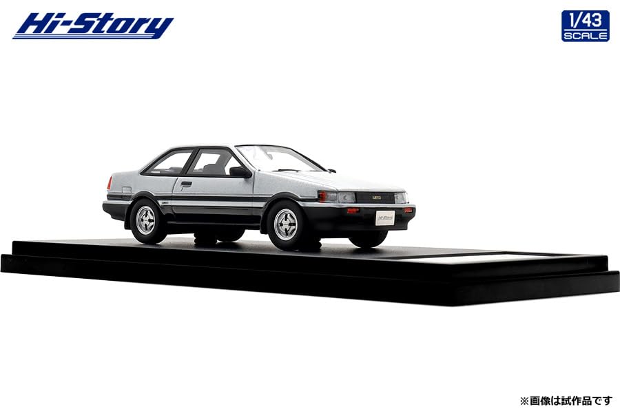 INTERALLIED Hi Story Scale Toyota Corolla Levin 2dr GT APEX High Metal Finished Model HS522SL 1/43 (1983) Two-Tone