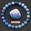 SHINE/TK 8mm Apatite & Sunstone Beaded Bracelet with Agate Crystal and Raw Stones
