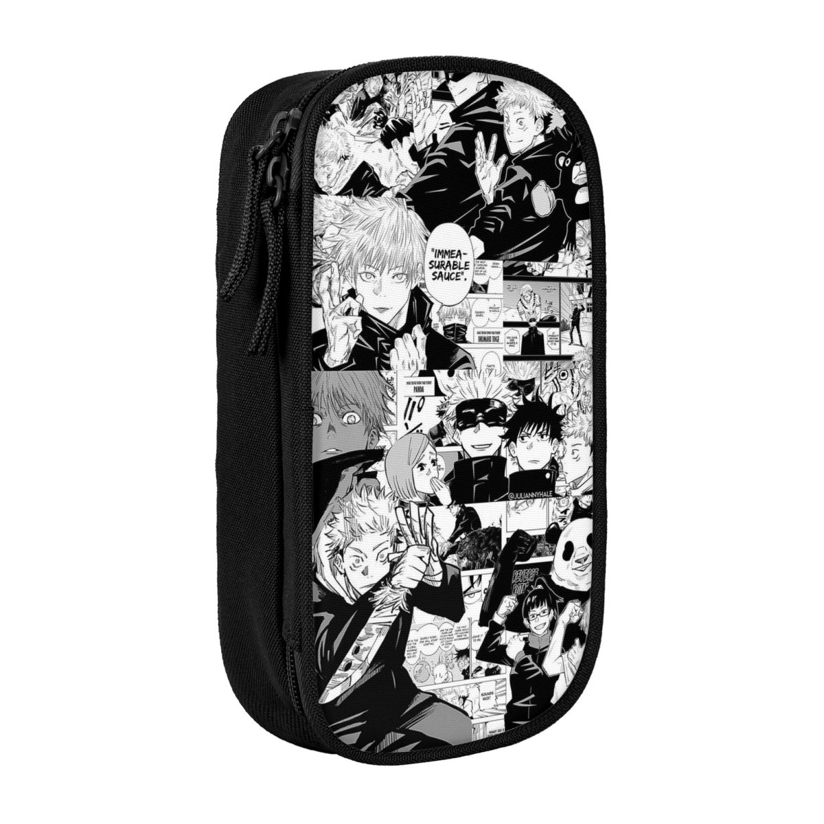 Anime Etuis Manga Gojo Satoru Itadori Yuuji Pennen Etuis Meisjes Jongens Grote Opbergruimte Kantoor Ritssluiting Etuis zwart