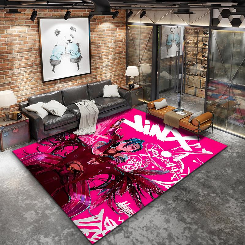 Jinx Carpet Rug For Living Room Bedroom Home Sofa Decoration Kids Play Nonslip Floor Mat
