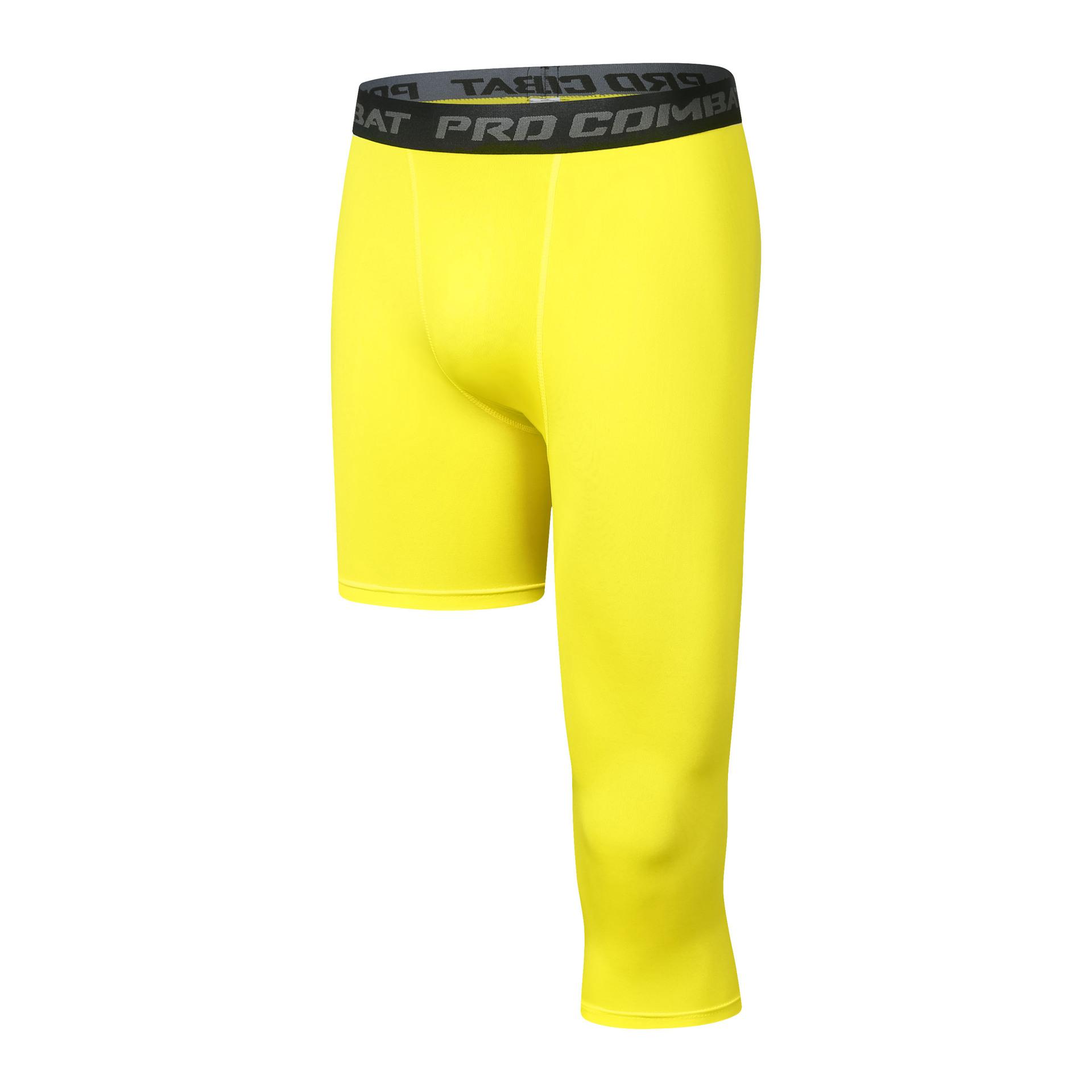 

Спортивные быстросохнущие брюки длиной 57 для мужчин, леггинсы с одной штаниной, леггинсы для баскетбольных тренировок, брюки для бега и фитнеса 2XL