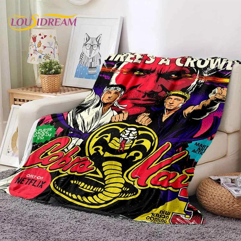 3D Cobra Kai Classics TV Amanda Karate Soft Flannel Blanket for Beds Bedroom Sofa Picnic,Throw Blanket for Cover Outdoor Leisure