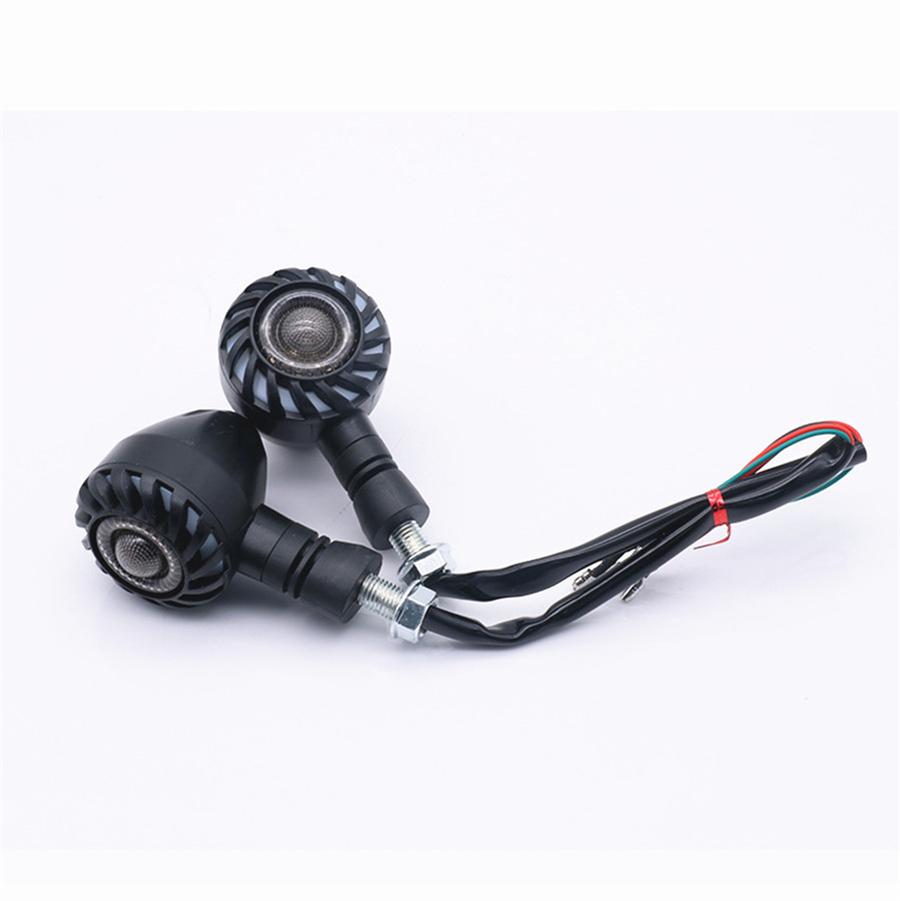 

New Pair 2IN1 Motorcycle LED Flowing Rotating Turn Signal Light Flaser DRL Tail Lamp