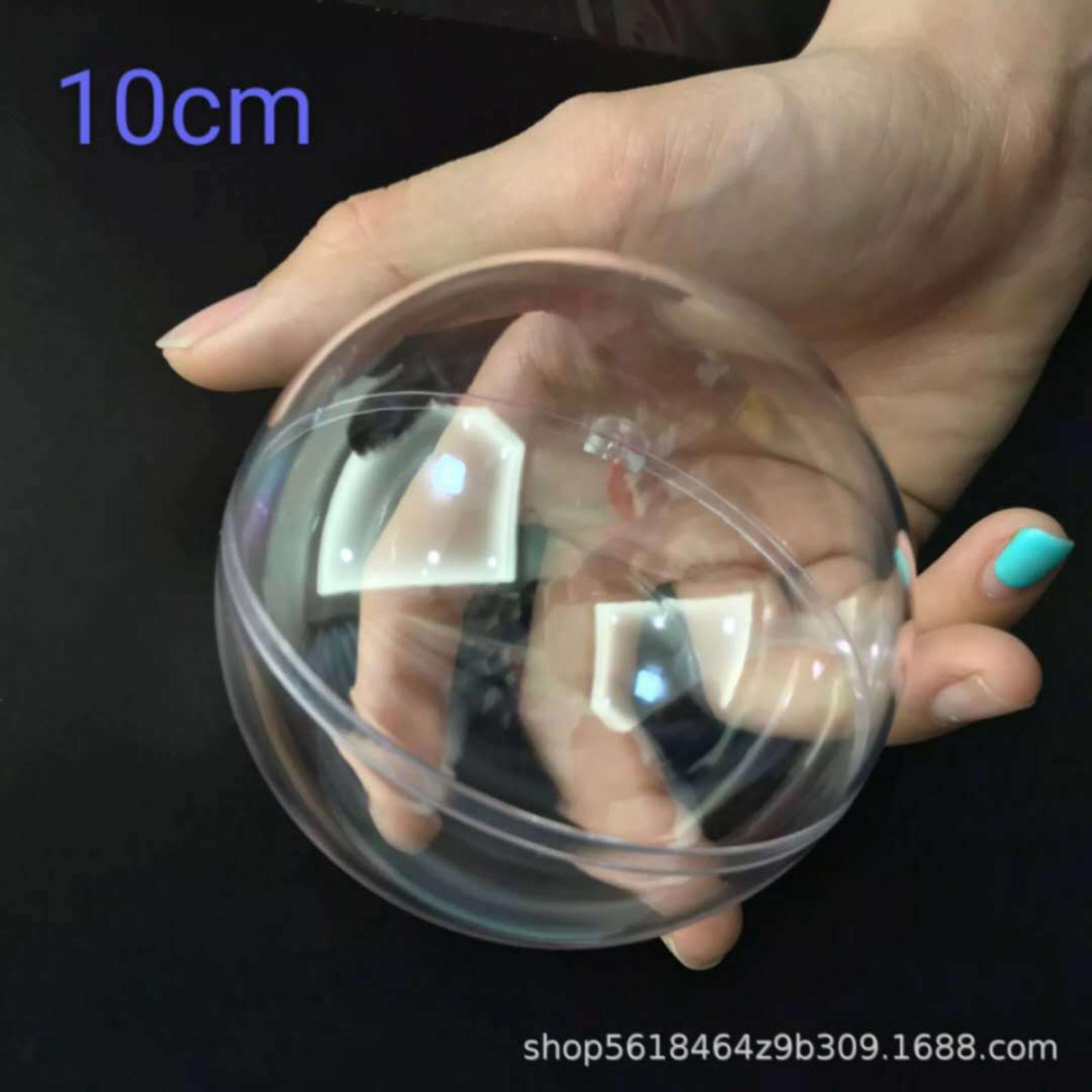 

Рождественские шары Высокопрозрачные акриловые полые шары Праздничные украшения Подарки Креативные пластиковые шары Шары с подвесками из стабилизированных цветов One Size белый