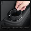 LUCKEASY for Tesla Model YL 2025 2026 3rd Row Cup Water Cup Holder Insert Car Holder Tray Silicone Organizer Tidying