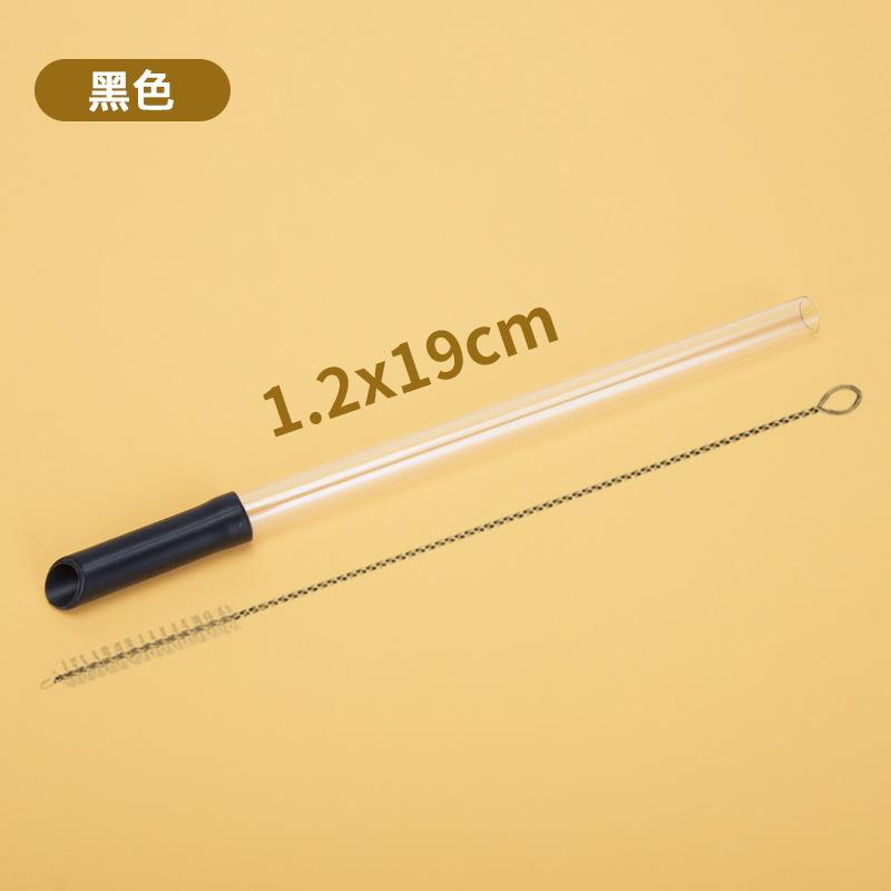 Tritan Telescopic Straw Set Milk Tea Beverage Reuse Water Cup 1.2Cm Straw Multi-Color Optional