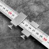 Accurate Positioning Marking Gauge Metal Straight Ruler Steel Ruler Slide Stop  Carpentry Work