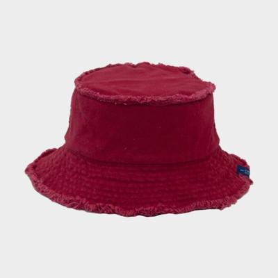 LOOKING4U On the Moment Reversible Pray Bucket Hat C4 Red