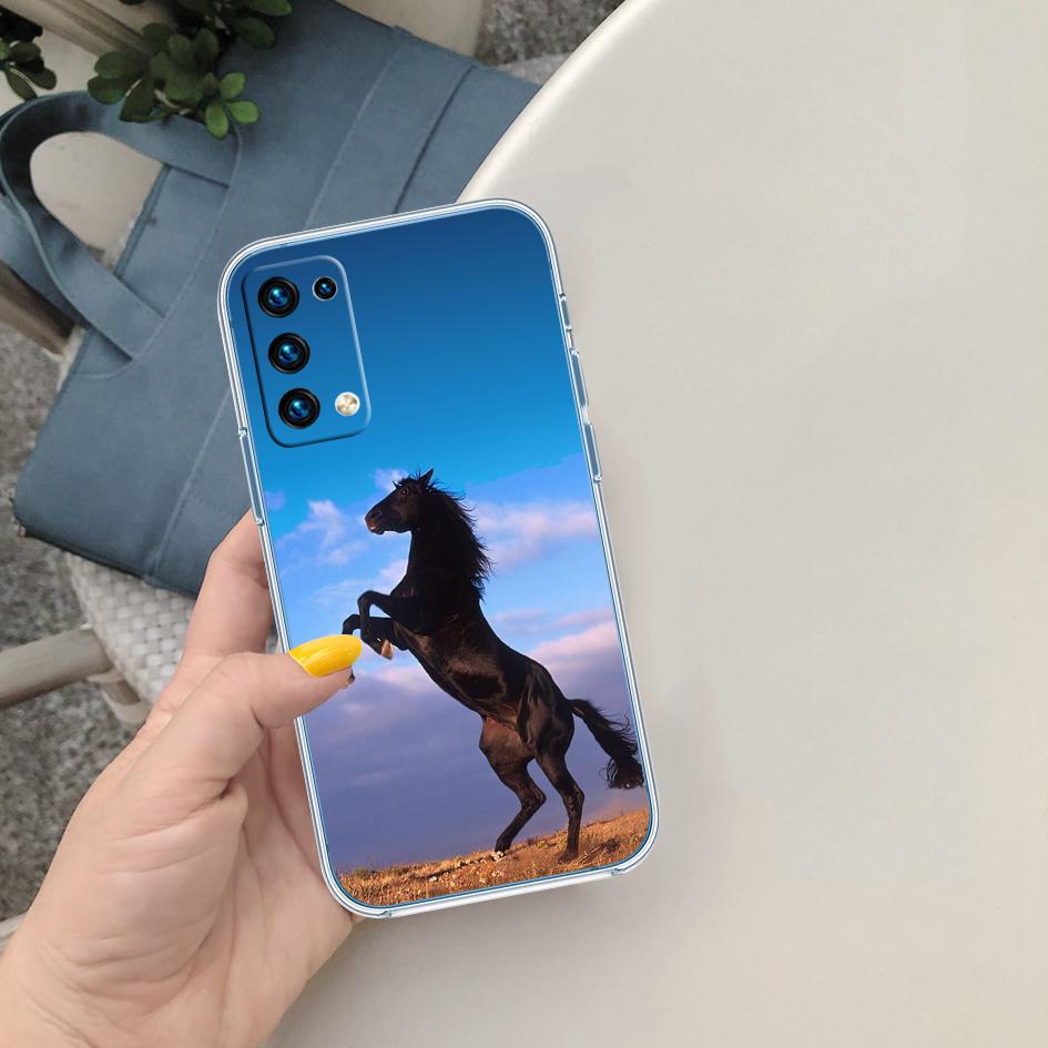 CJ53 Fine Horse Case for Motorola Moto G10 G20 G30 G31 G32 G34 G35 G41 G42 G50 G51 G52 G55 G60 G60S G62 G71 G72 G75