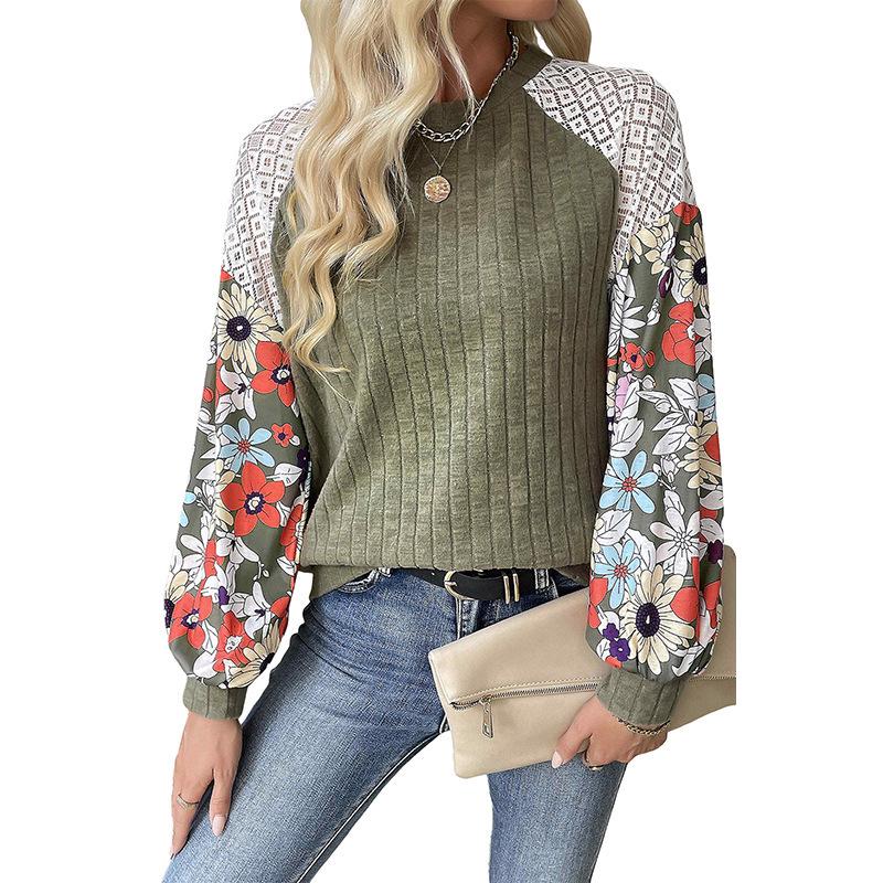 

Autumn Women s Versatile Knitted Sweater - Round Neck, Loose Fit, Textured Design, European and American Fashion. Medium зелений