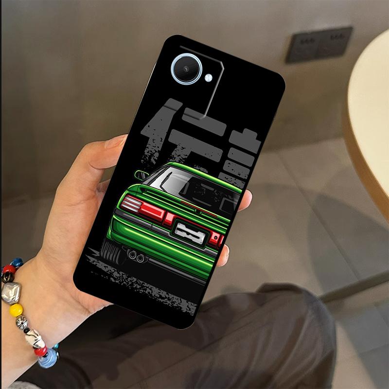 

Japan JDM Sports Car Comic Case For Realme C71 C75 C55 C51 C53 C25 C63 C61 C65 C67 GT6 GT7 Pro 11 12 13 14 15 Pro Plus Realme C35